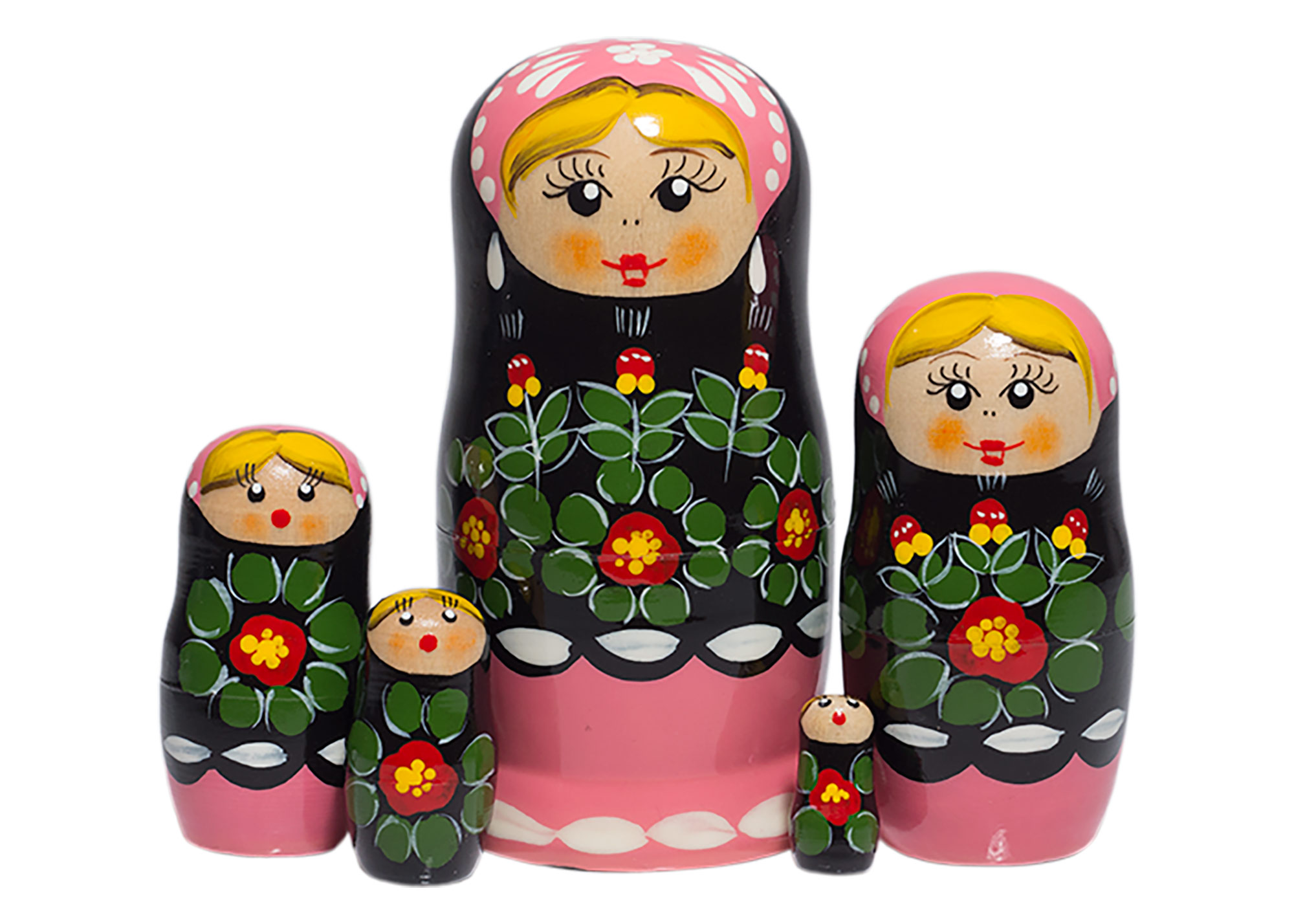 Buy Poppies Nesting Doll 5pc./4" at GoldenCockerel.com