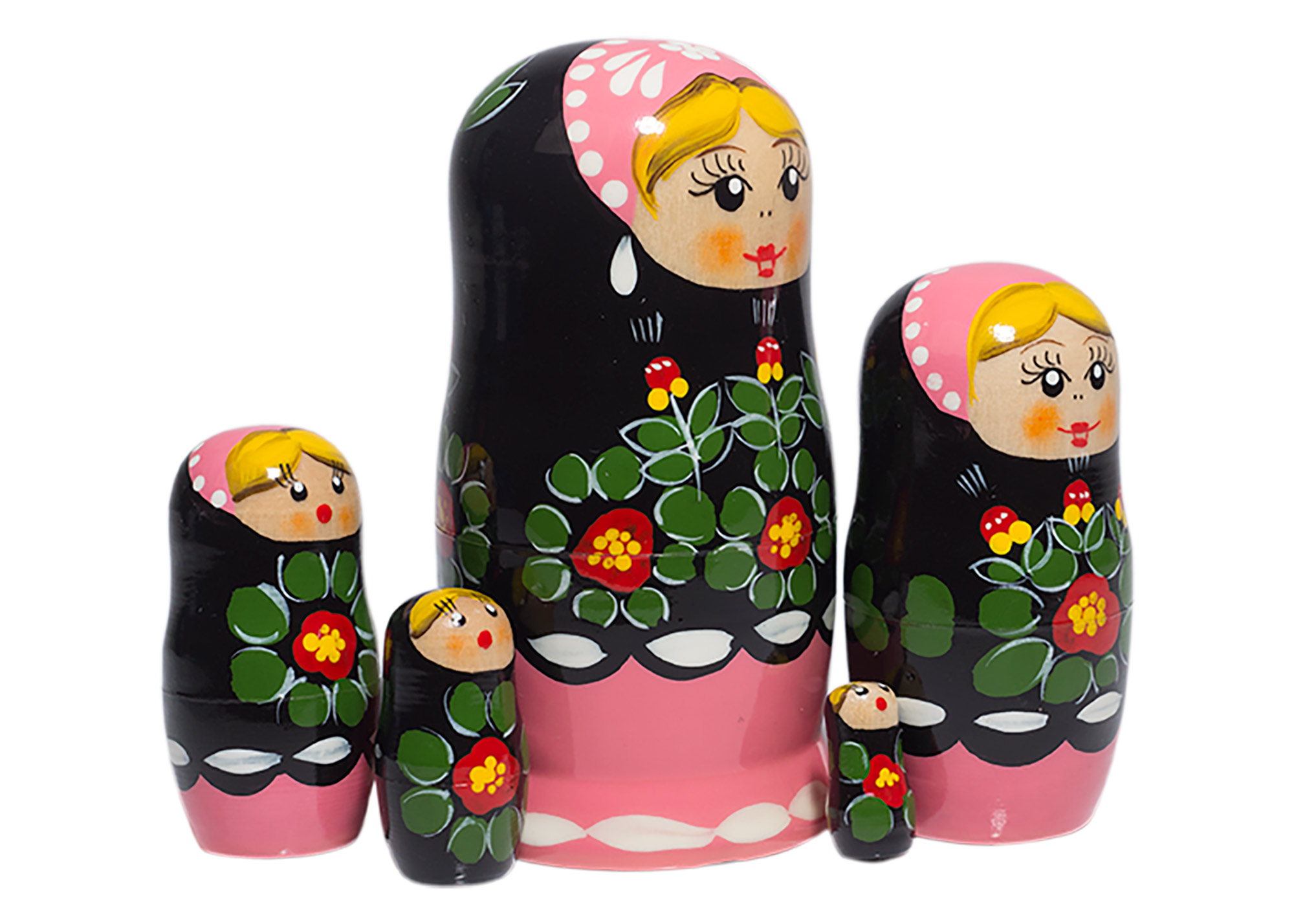 Buy Poppies Nesting Doll 5pc./4" at GoldenCockerel.com