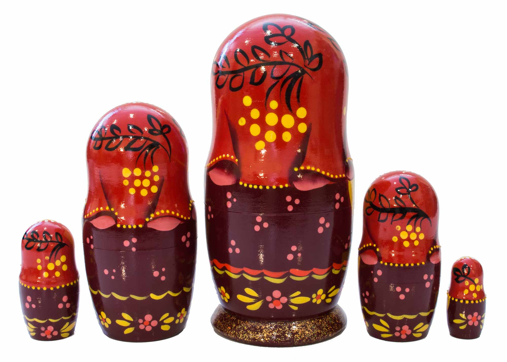 Buy Gold Samovar Classical Nesting Doll 5pc./6" at GoldenCockerel.com