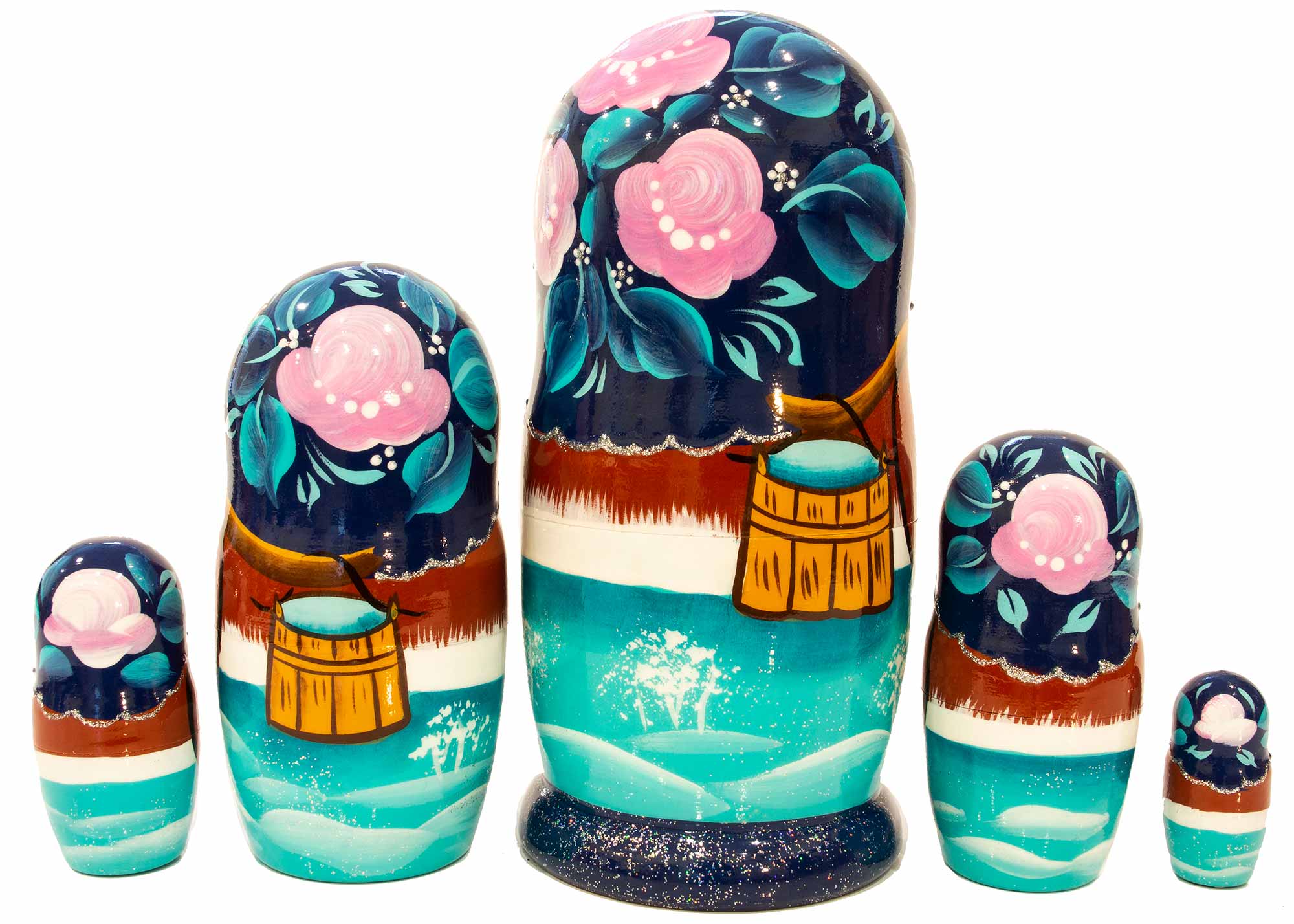 Buy Water Carrier Classical Nesting Doll 5pc./6" at GoldenCockerel.com