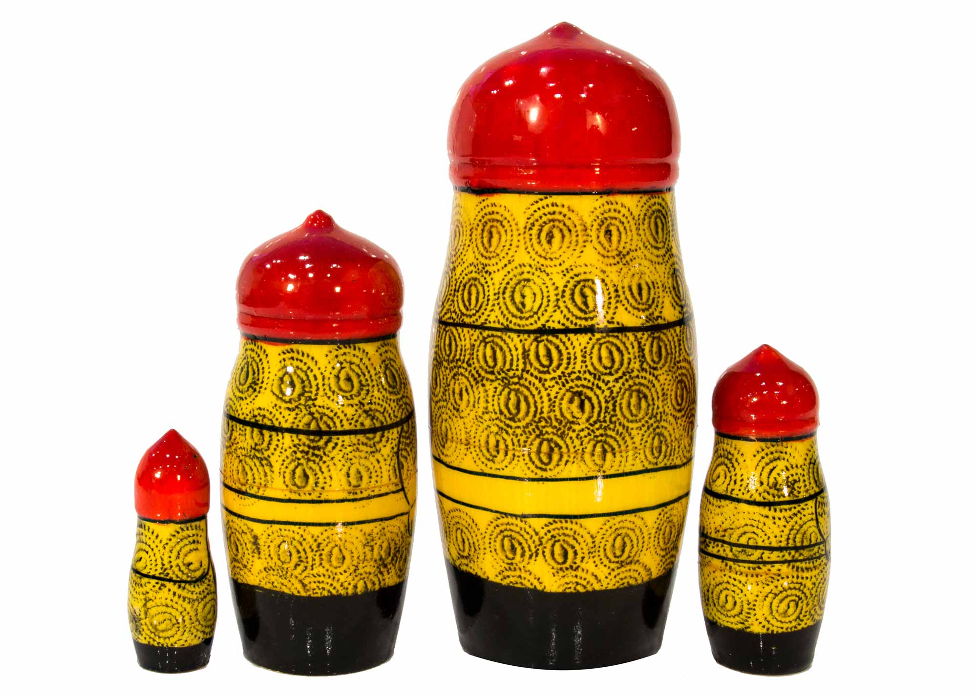 Buy Rare Russian Knight aka Viking Nesting Doll 4pc./4.5" at GoldenCockerel.com