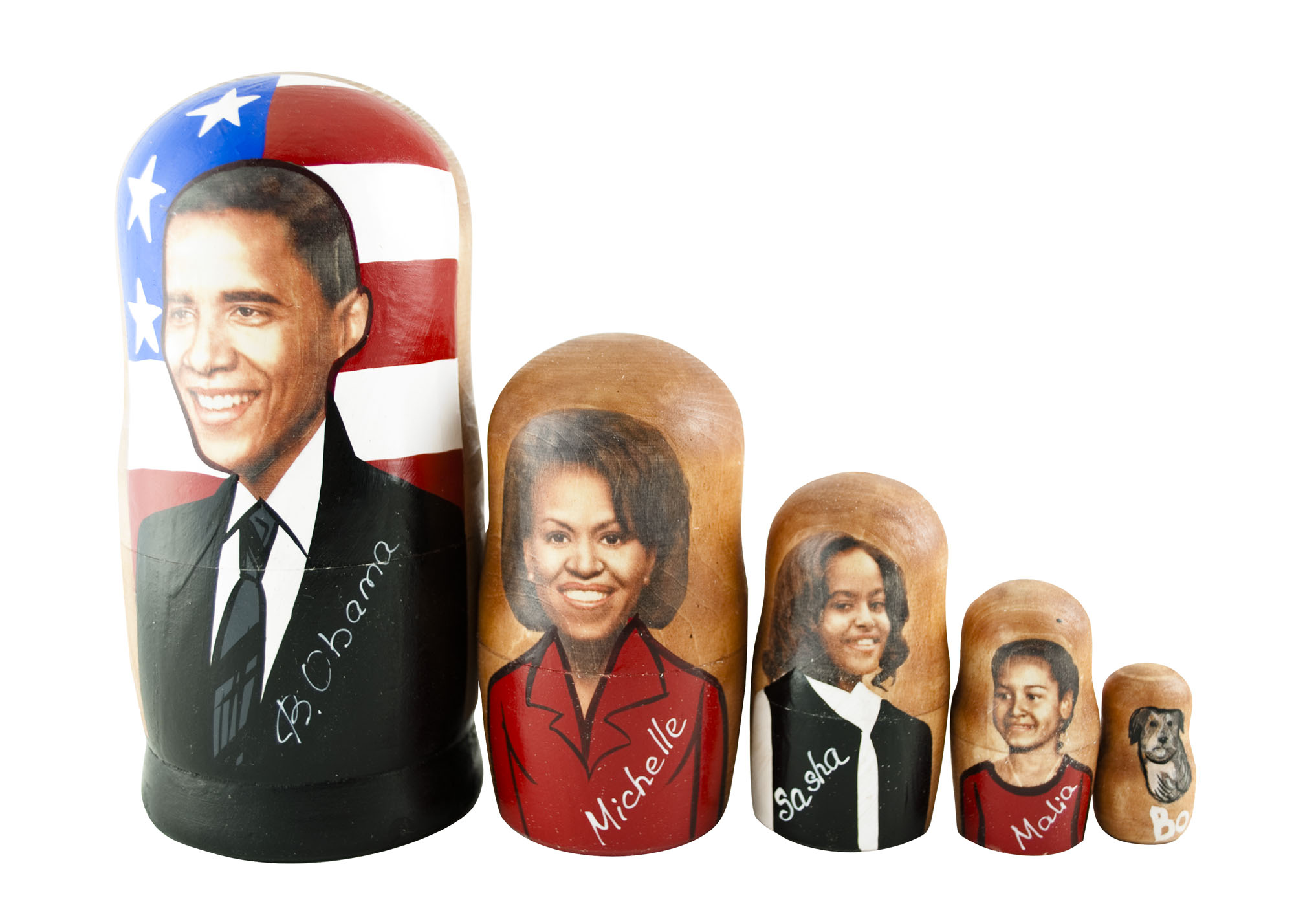 Buy Tolstoys Obama Family Doll 5pc. at GoldenCockerel.com