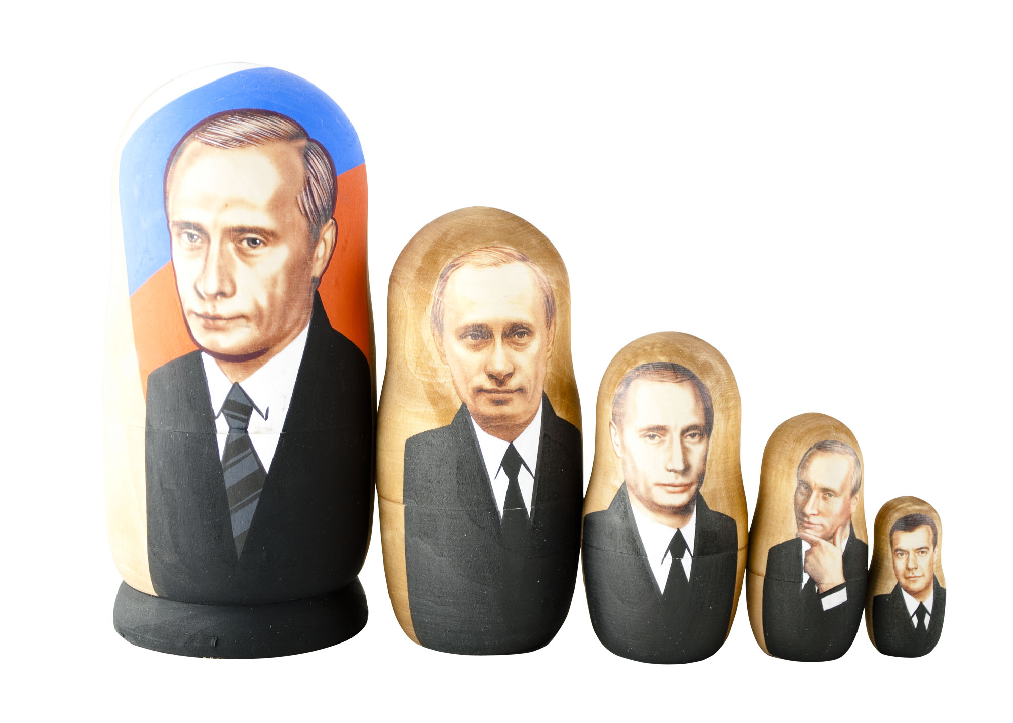 Buy Putin Putin Putin Medvedev Doll 5pc./6" at GoldenCockerel.com
