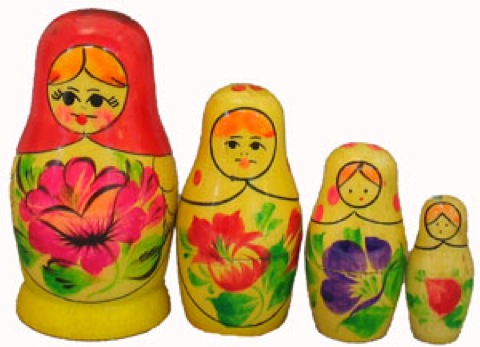 Buy USSR Kirov Doll 4pc./3" at GoldenCockerel.com