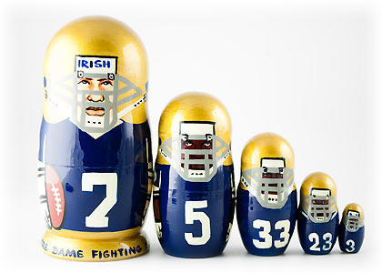 Buy Sports Team Doll 5pc./6" at GoldenCockerel.com