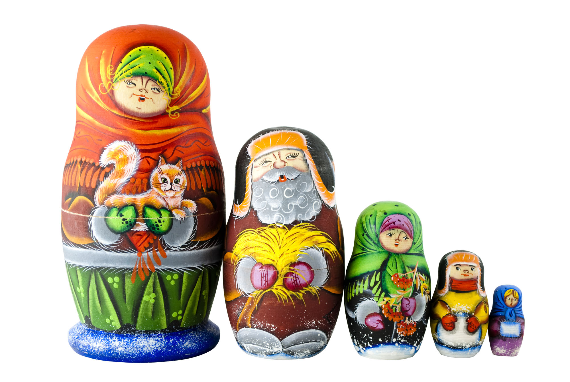 Buy Peasant Family 5pc./6" at GoldenCockerel.com