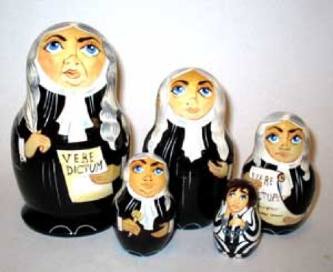 Buy Male Judge Doll 5pc./6" at GoldenCockerel.com