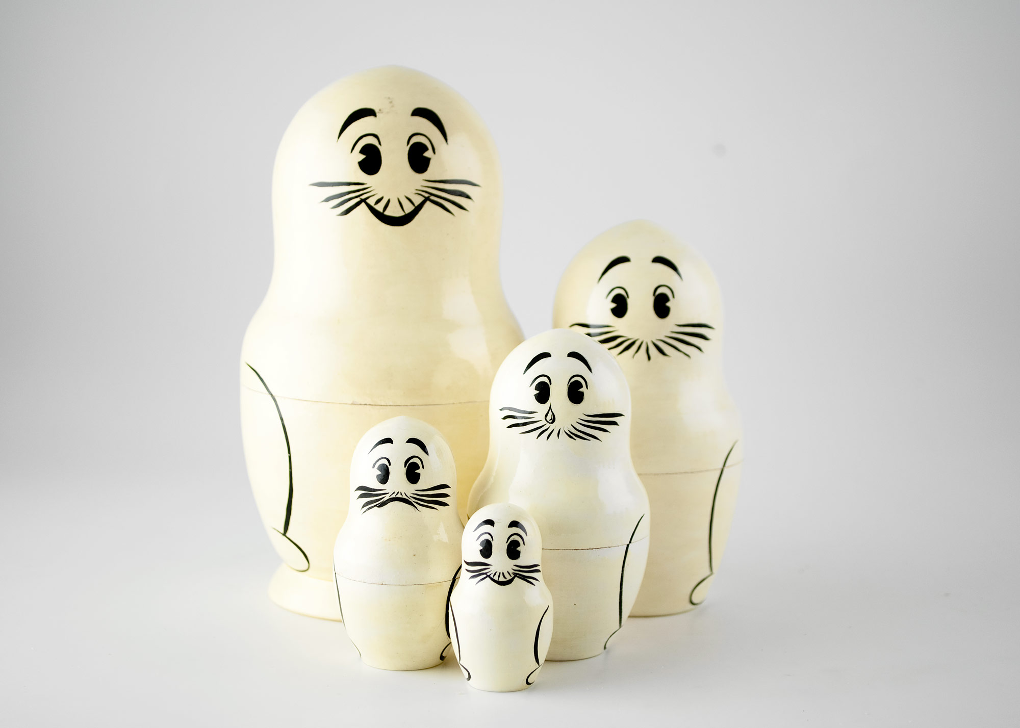 Buy Schmoo Nesting Doll 5pc/6” at GoldenCockerel.com