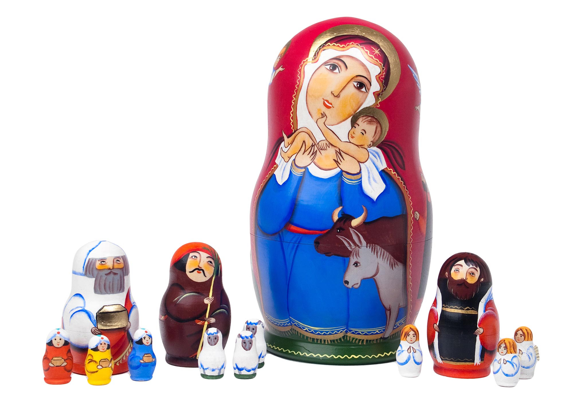 Buy Nativity Grandmother Doll 13pc./8" at GoldenCockerel.com