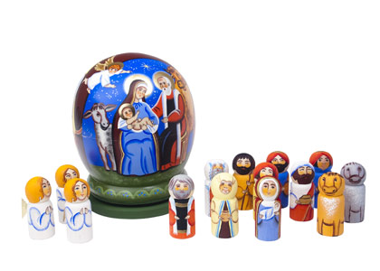 Buy Musical Nativity Globe 9" at GoldenCockerel.com
