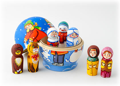 Buy Snow Play Globe 4" at GoldenCockerel.com