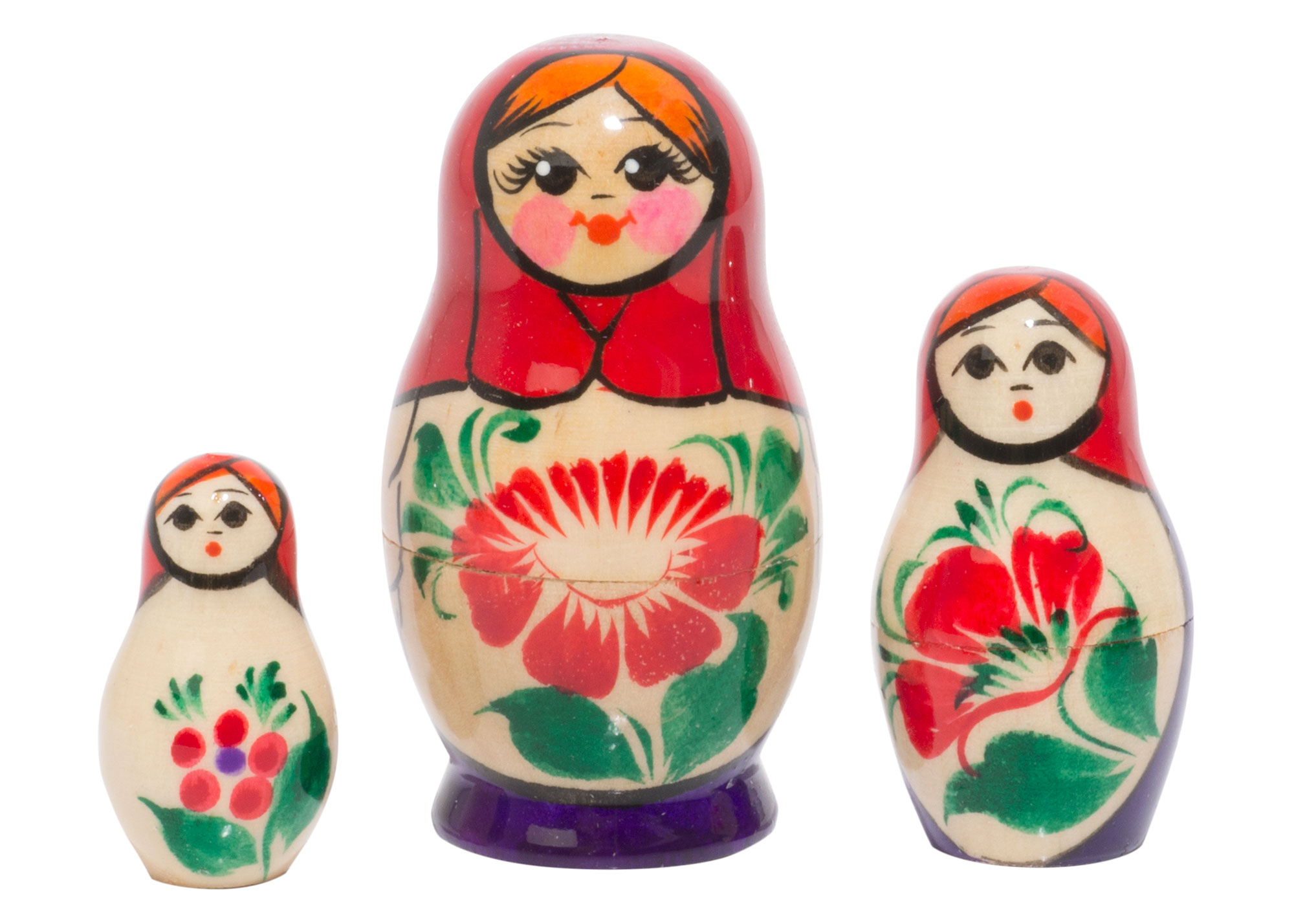 Buy Nolinsk Babushka Doll 3pc./3" at GoldenCockerel.com