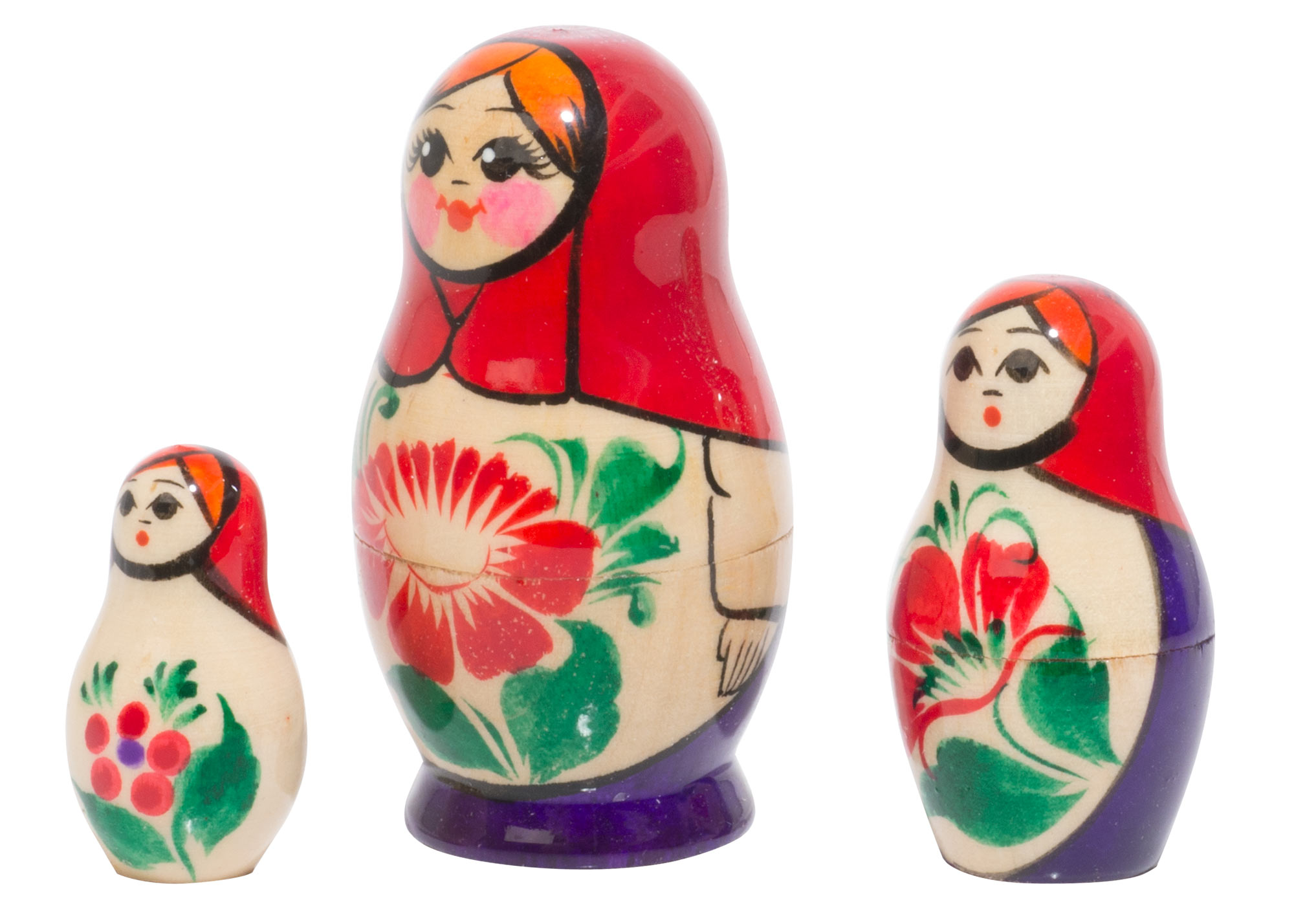 Buy Nolinsk Babushka Doll 3pc./3" at GoldenCockerel.com