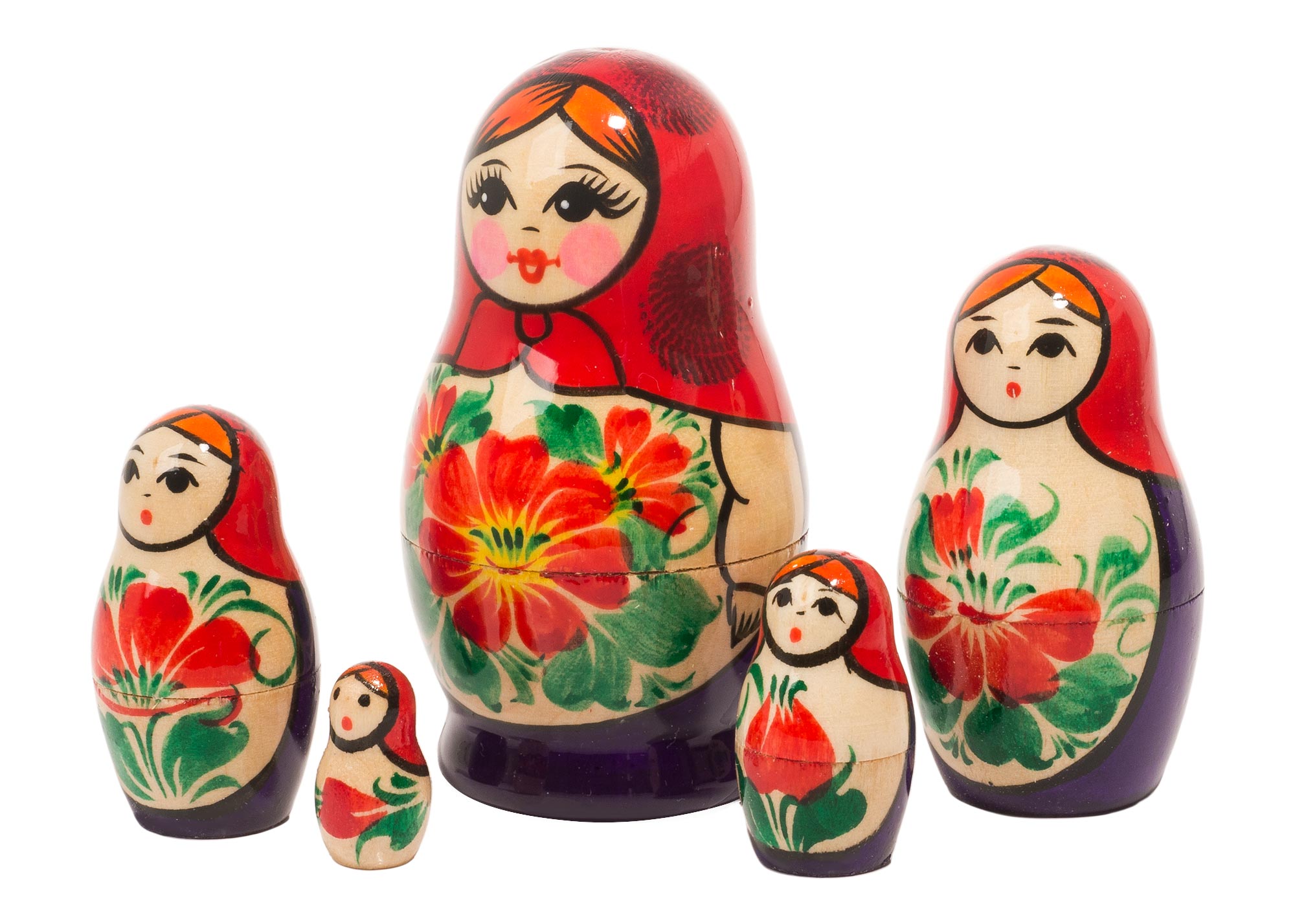 Buy Матрешка "Нолинская" 5 мест 9 см at GoldenCockerel.com