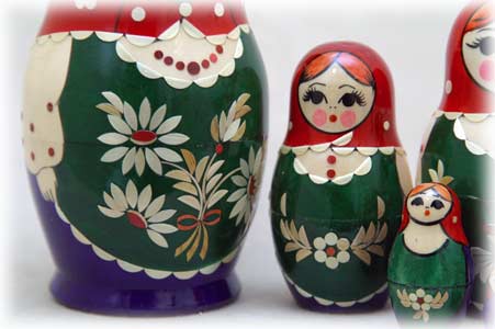 Buy Nolinsk Straw Inlay Doll 8pc./6" at GoldenCockerel.com