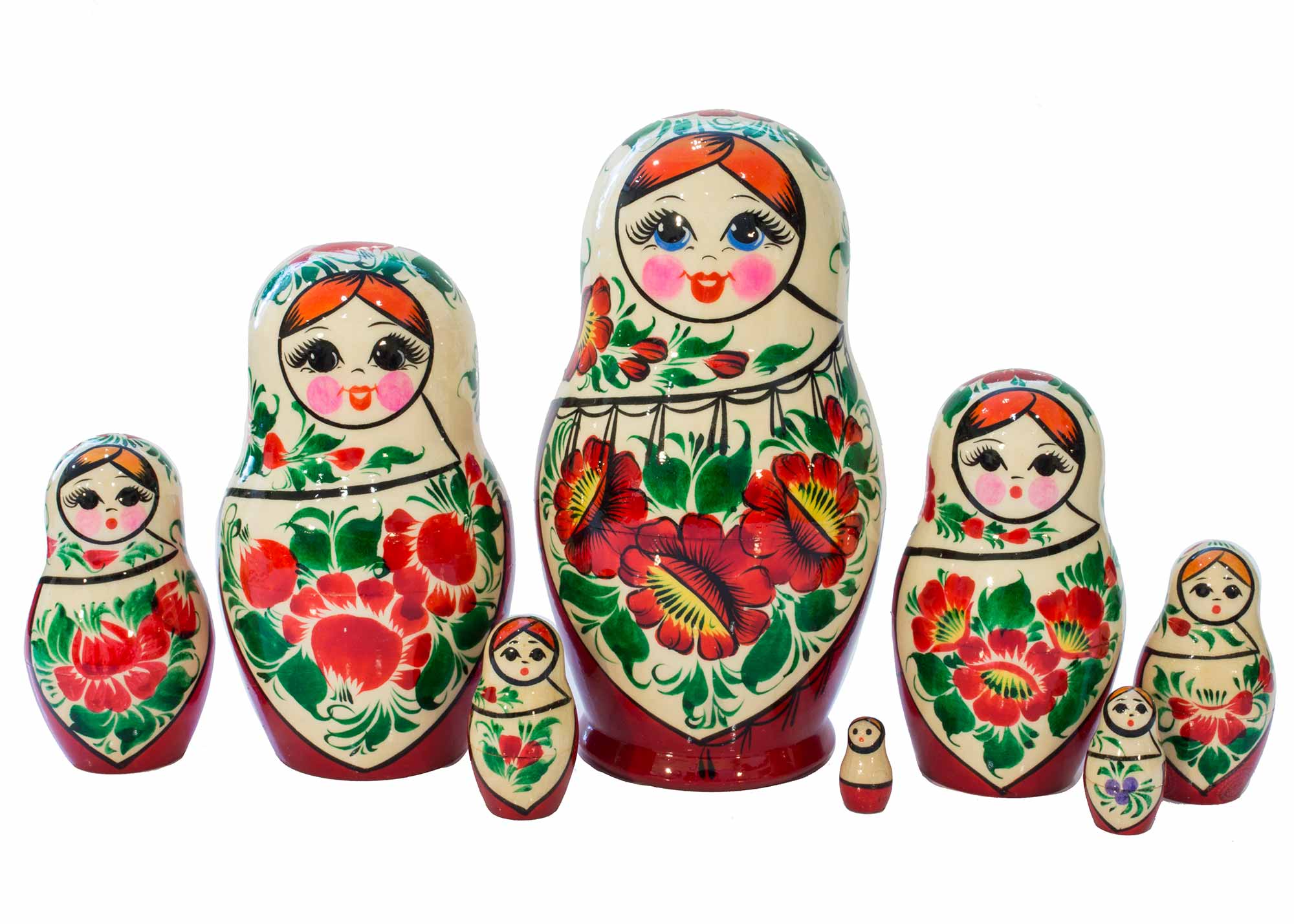 Buy Nolinsk White Scarf Doll 8pc./7" at GoldenCockerel.com