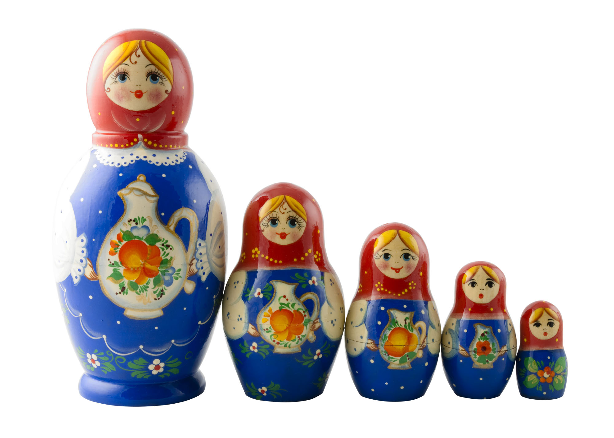 Buy Red & Blue Kirov Doll w/ Head 5pc./7" at GoldenCockerel.com