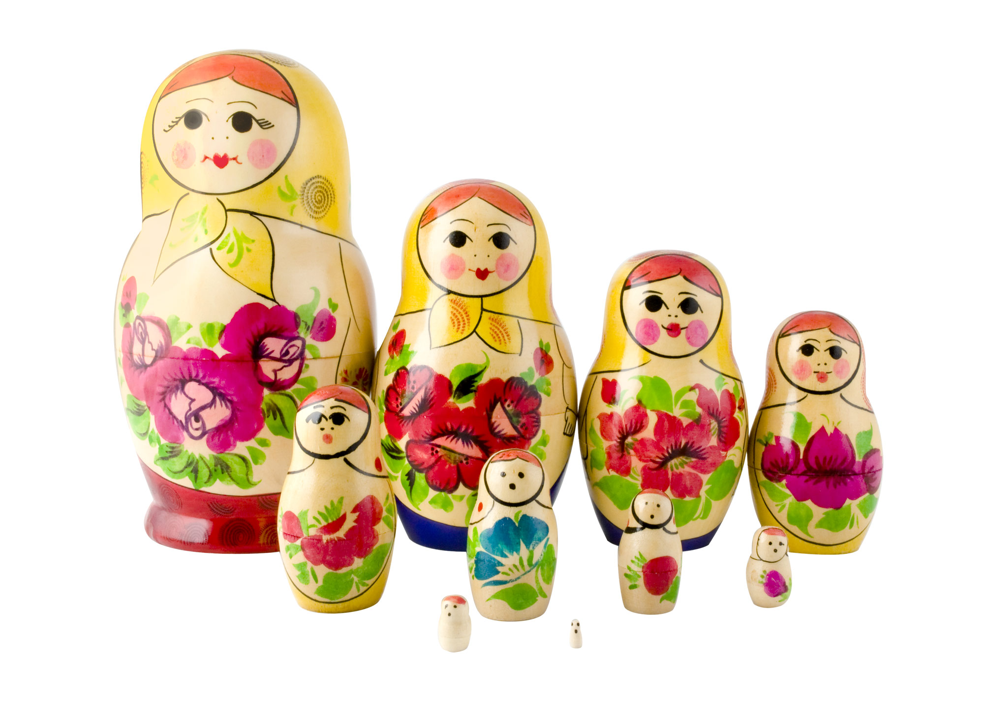 Buy Yellow Kirov Doll 10pc./7" at GoldenCockerel.com