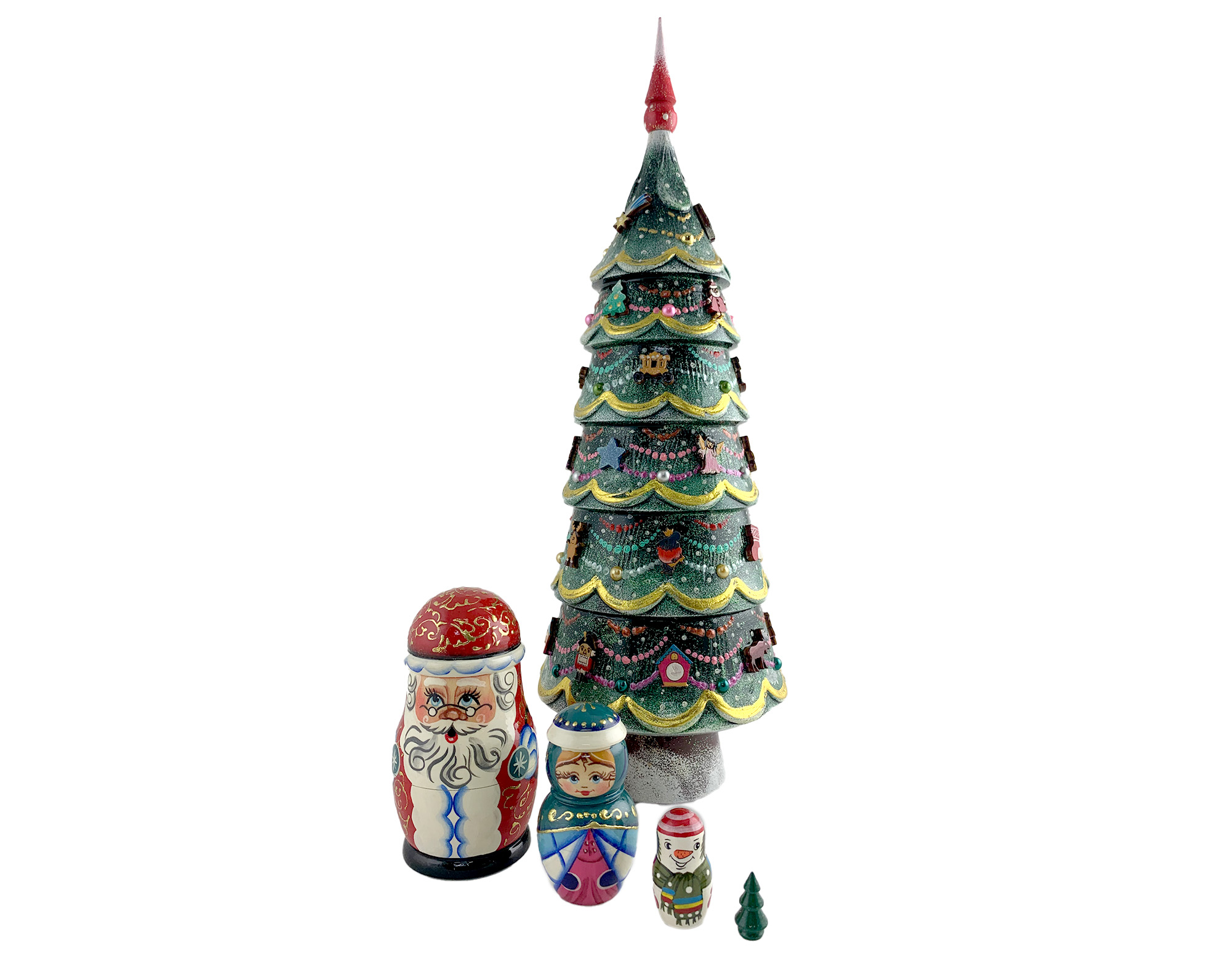 Buy XL Deluxe Christmas Tree with Toys 5pc./13" at GoldenCockerel.com