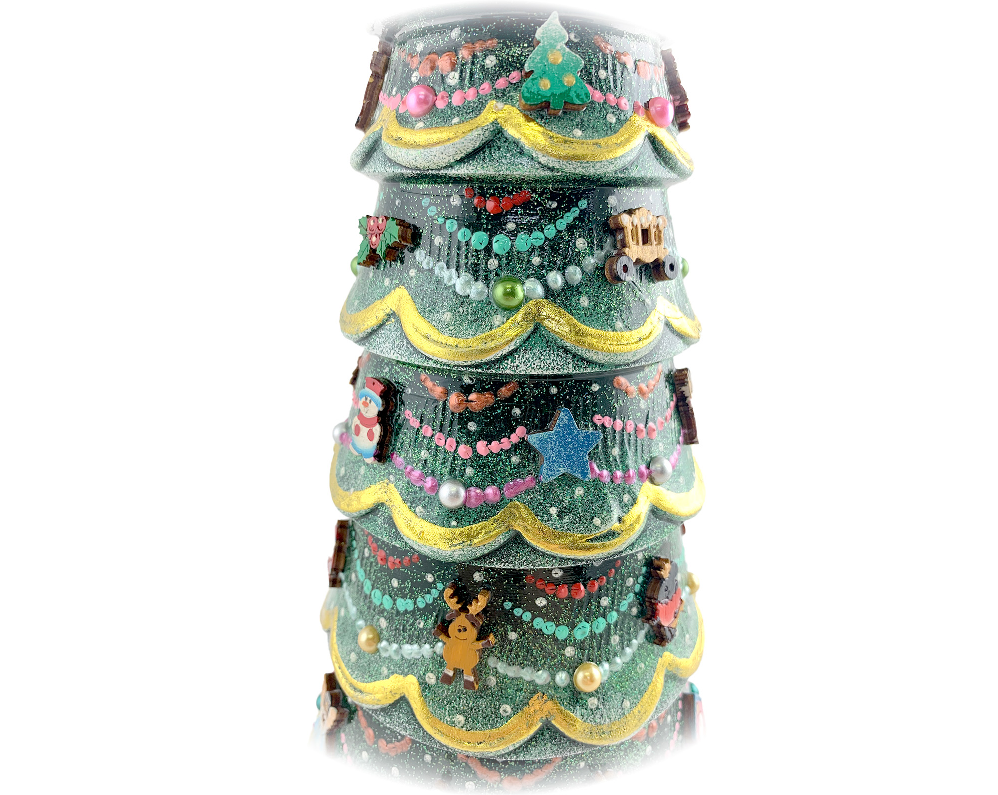 Buy XL Deluxe Christmas Tree with Toys 5pc./13" at GoldenCockerel.com