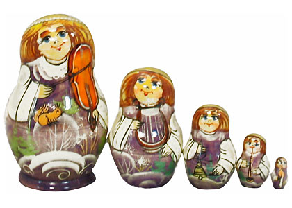 Buy Angel Doll 5pc. by Minenko at GoldenCockerel.com