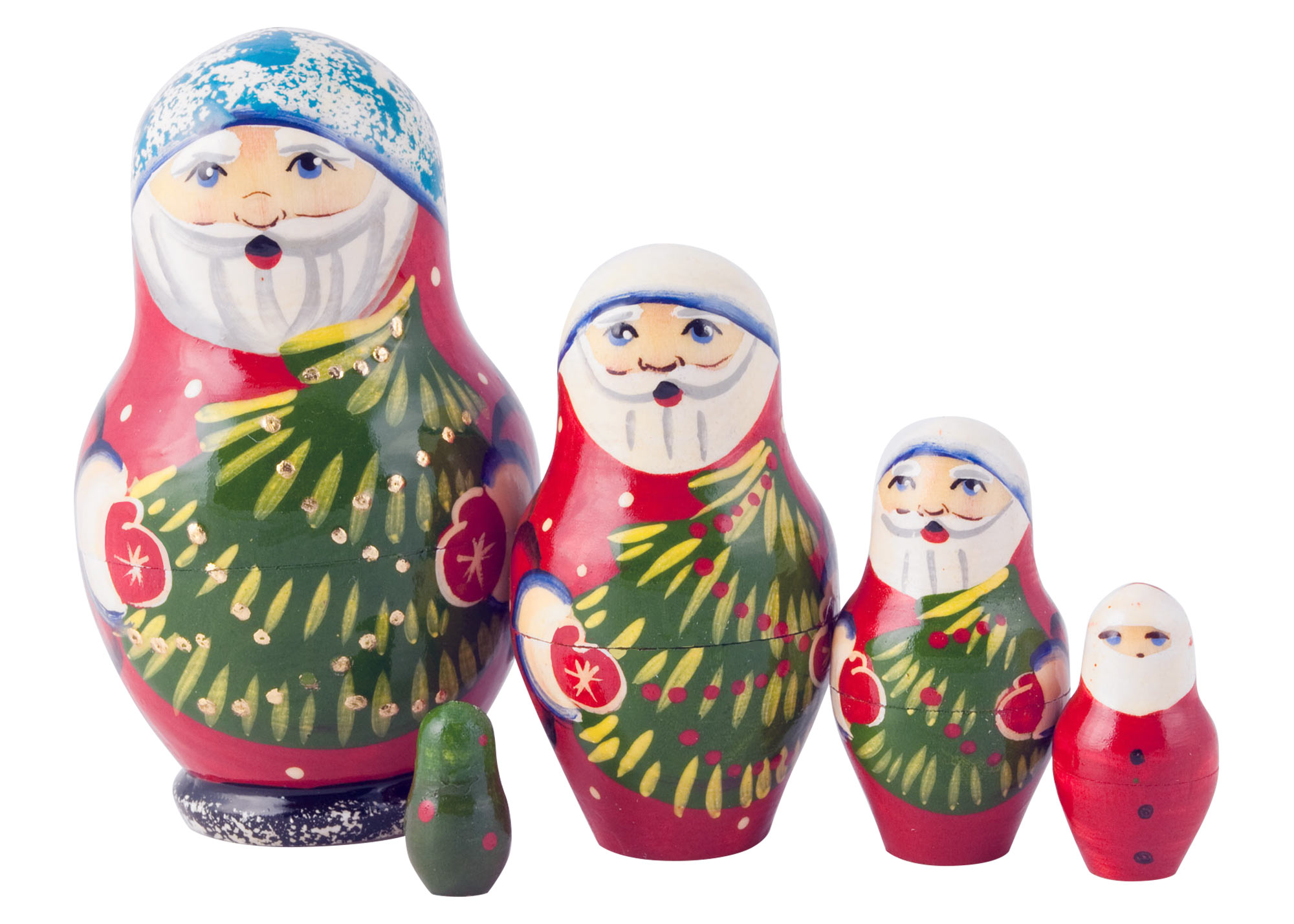 Buy Santa Doll 5pc./3" by Pasha at GoldenCockerel.com