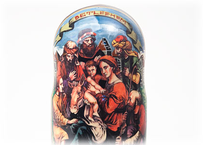 Buy Life of Christ Nesting Doll 5pc/6" at GoldenCockerel.com