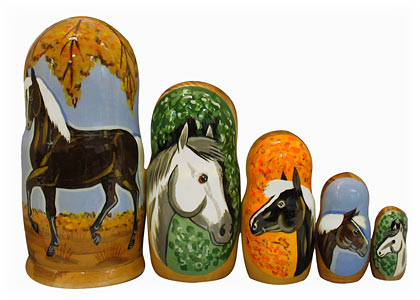 Buy Tolstoys Horse Doll 5pc./6" at GoldenCockerel.com