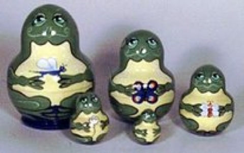 Buy Tolstoys Frog Doll 5pc./5" at GoldenCockerel.com