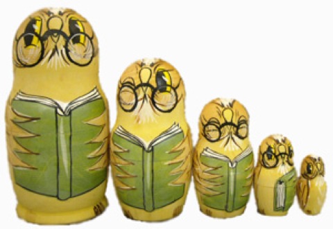 Buy Tolstoys Owl Doll 5pc./6" at GoldenCockerel.com