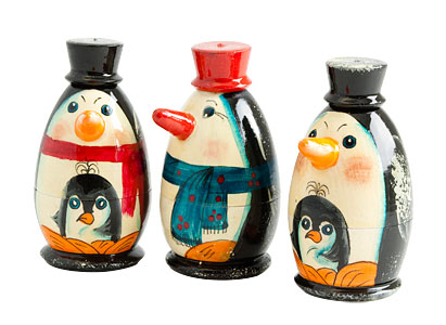 Buy Penguin Club Doll 3pc./3" at GoldenCockerel.com