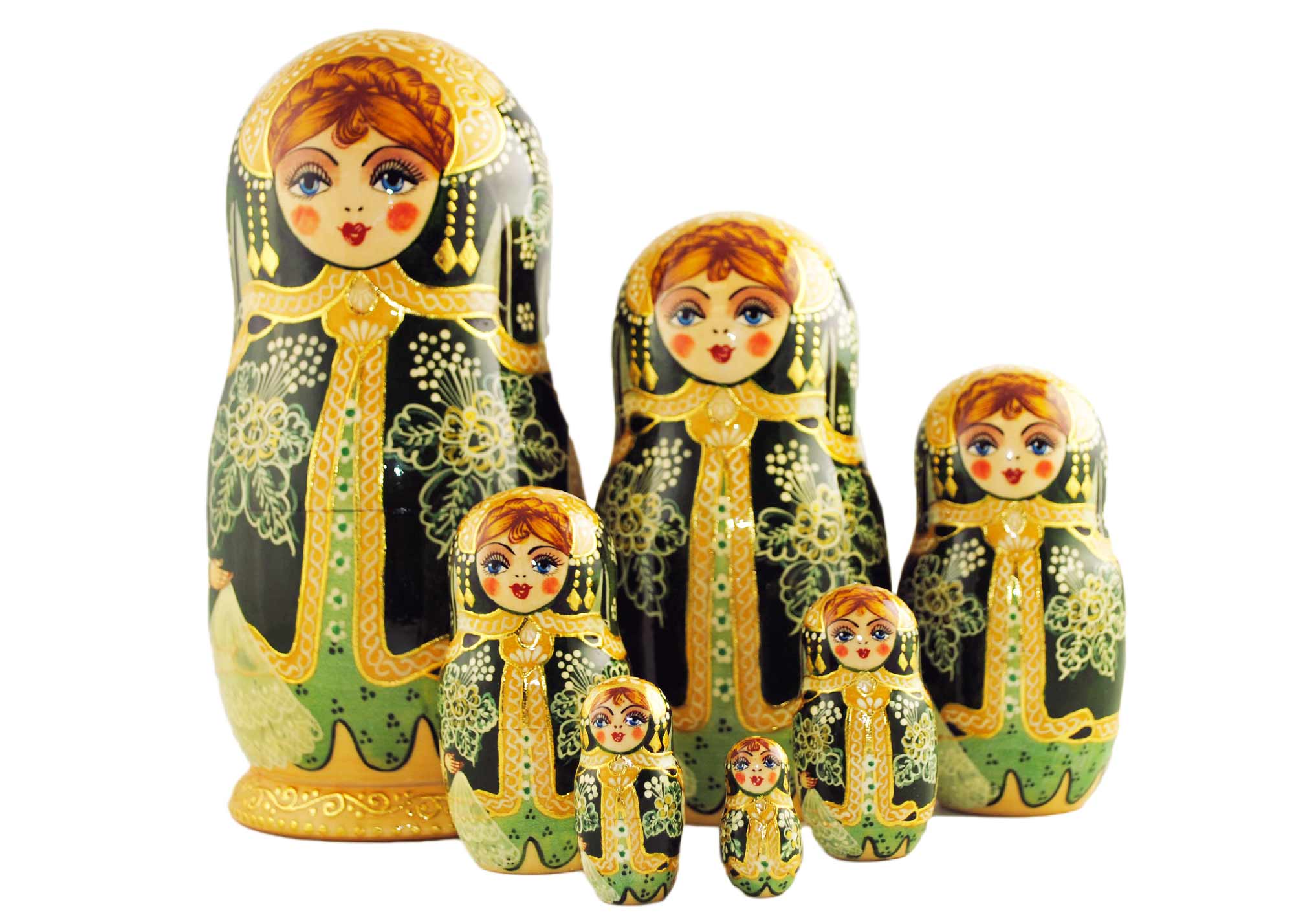 Buy Gold-Framed Doll 7pc./8" by Boltun at GoldenCockerel.com