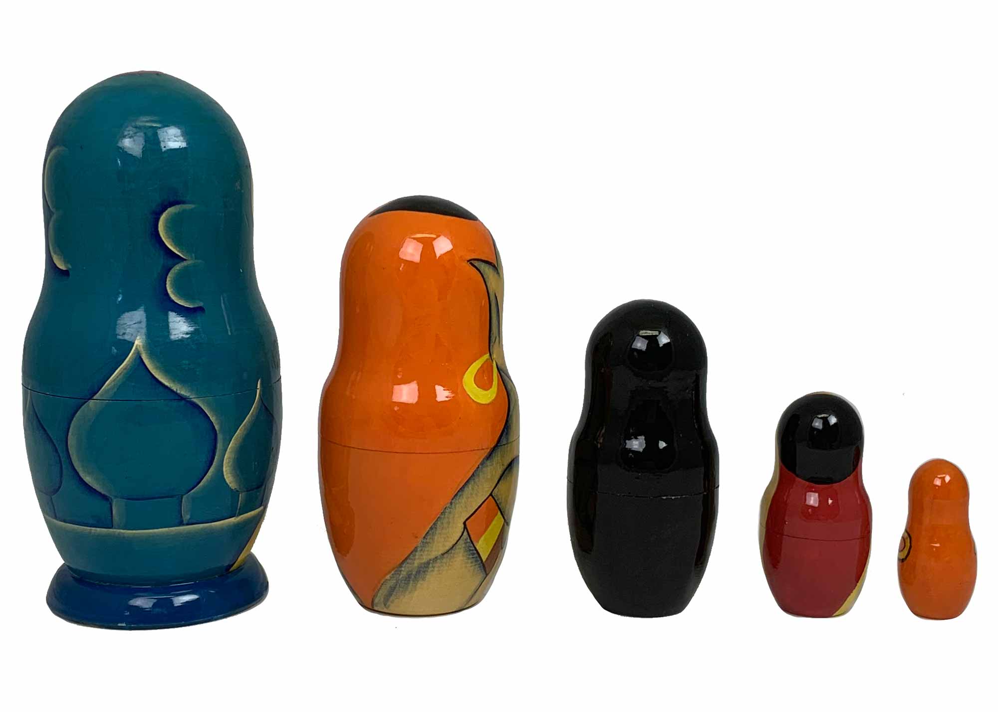 Buy Vintage Aladdin Nesting Doll 5pc./5" at GoldenCockerel.com