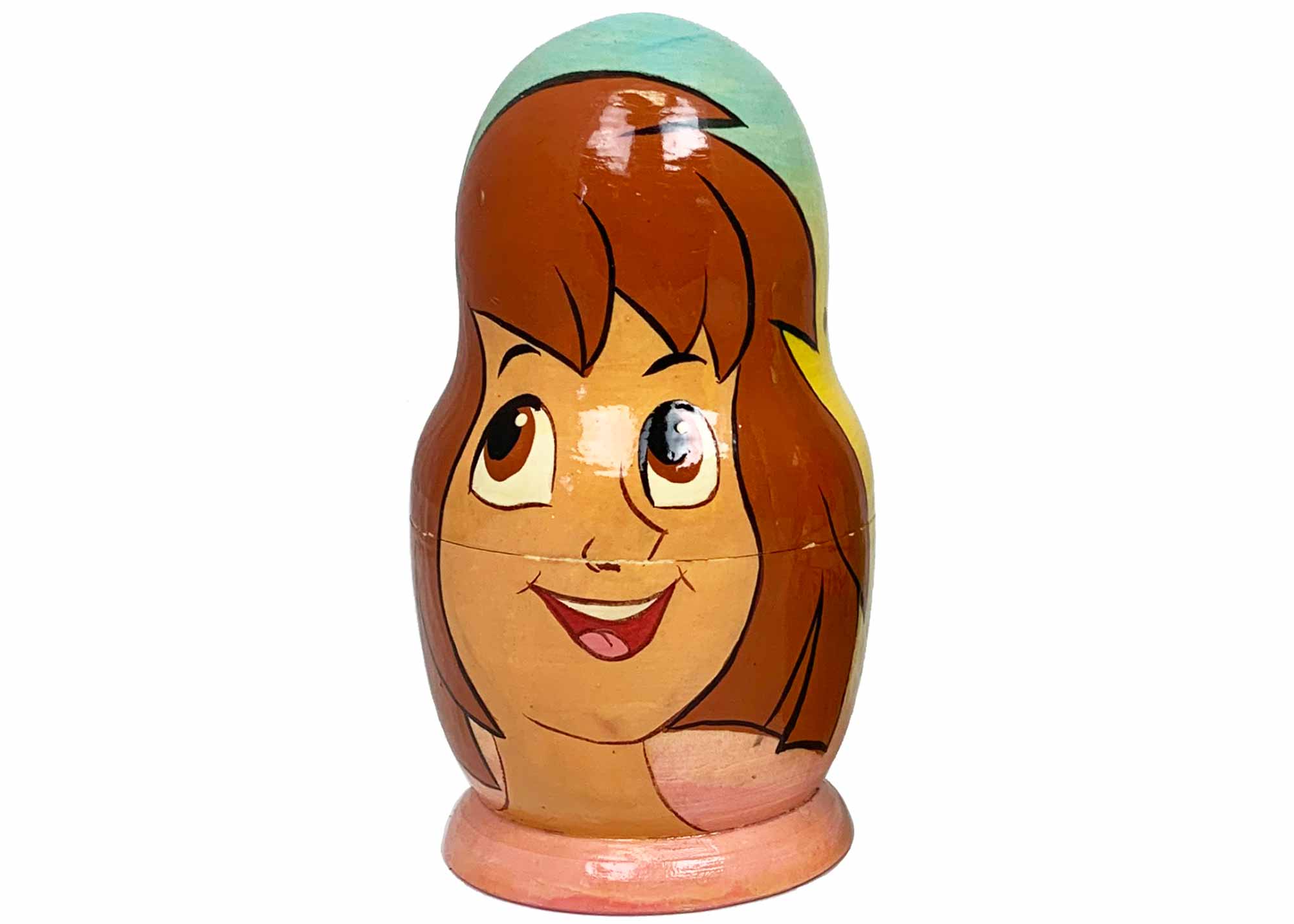 Buy Vintage Jungle Book Nesting Doll 5pc./5" at GoldenCockerel.com