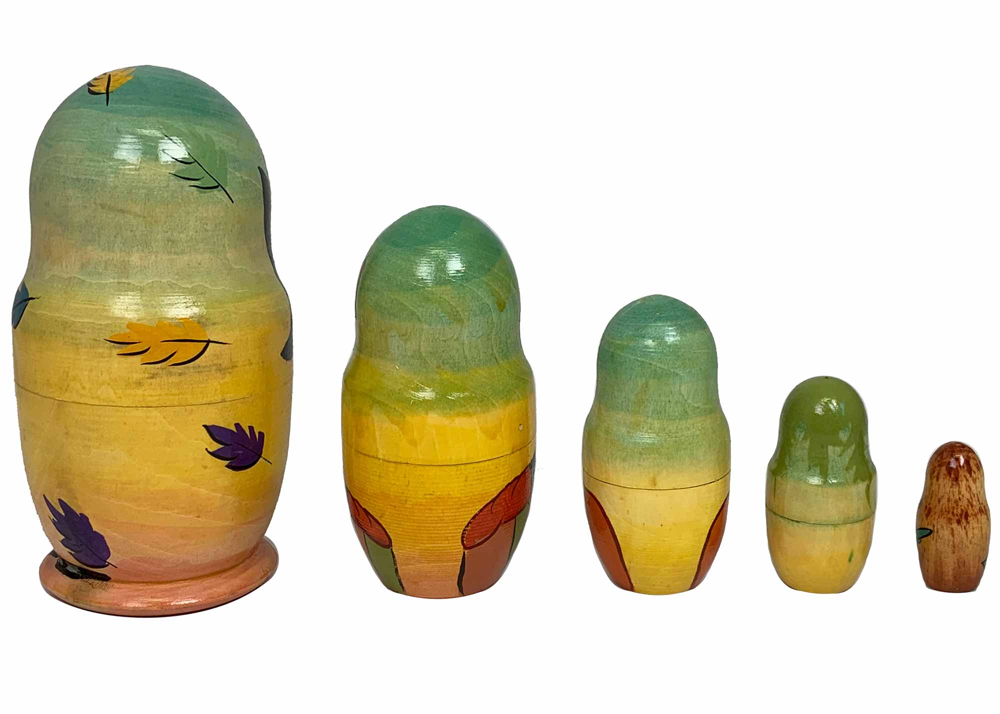 Buy Vintage Pocahontas Nesting Doll 5pc./5" at GoldenCockerel.com