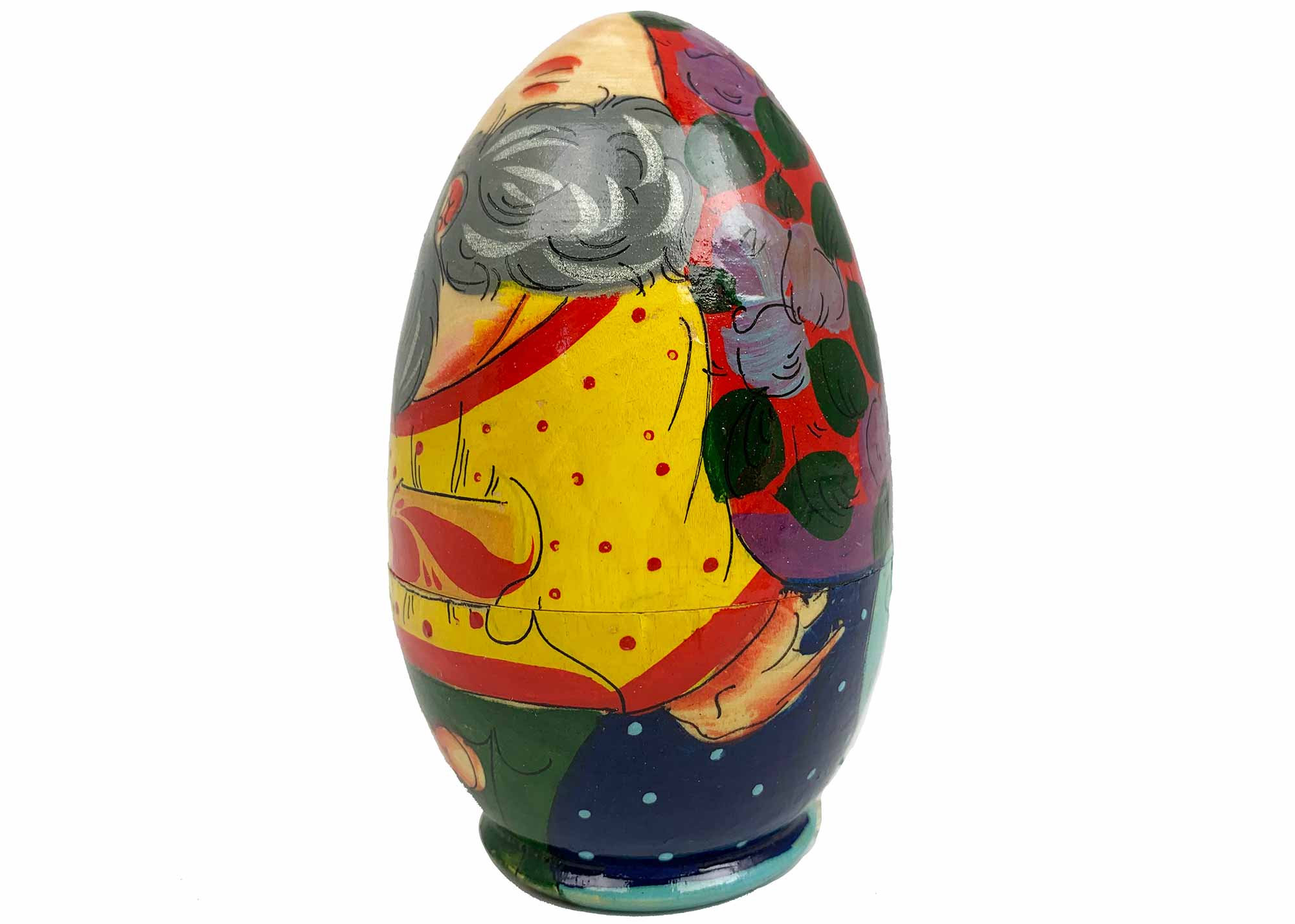 Buy Vintage Hen and Golden Nesting Egg 3pc./4" at GoldenCockerel.com