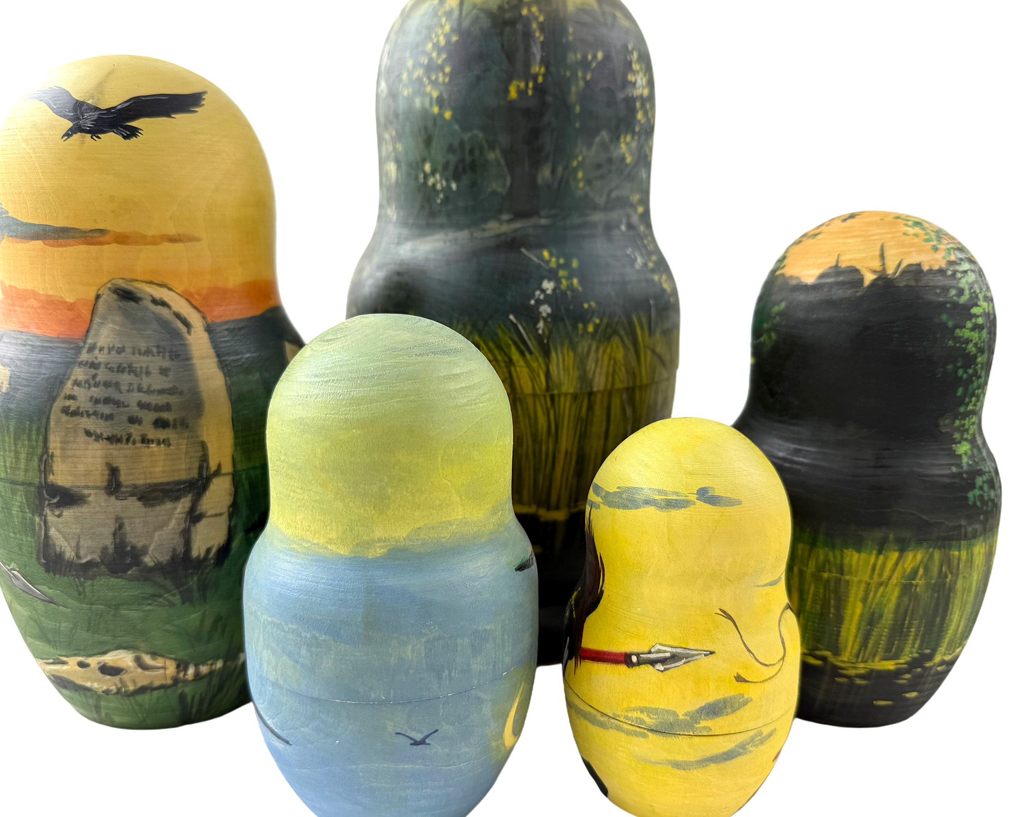 Buy Vintage Matte Viktor Vasnetsov Paintings Doll 10pc/9" at GoldenCockerel.com