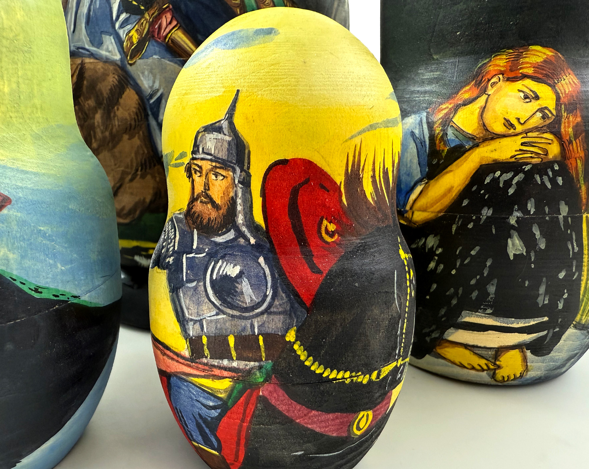 Buy Vintage Matte Viktor Vasnetsov Paintings Doll 10pc/9" at GoldenCockerel.com