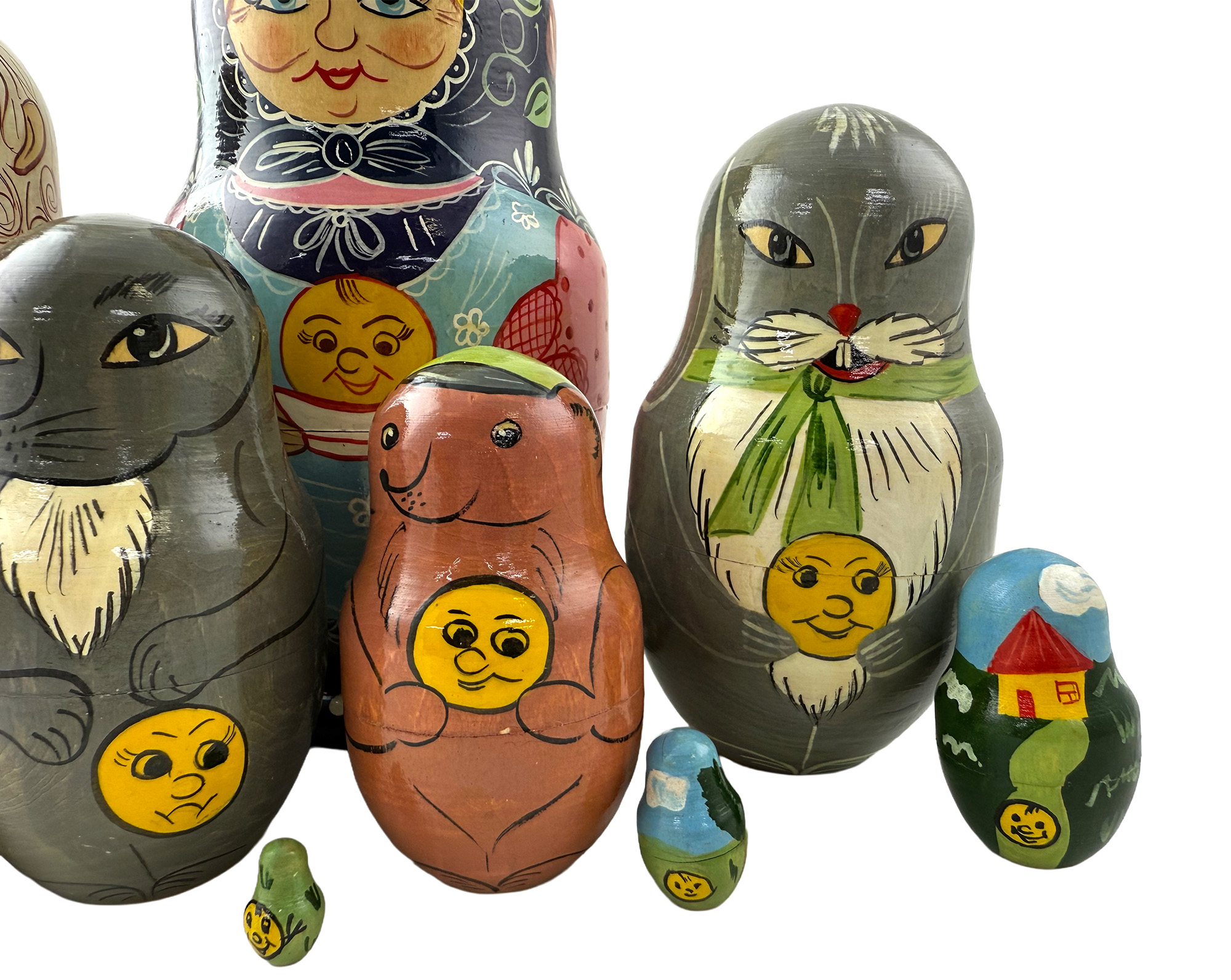 Buy Vintage Kolobok Characters Fairy Tale Doll 10pc/9" at GoldenCockerel.com