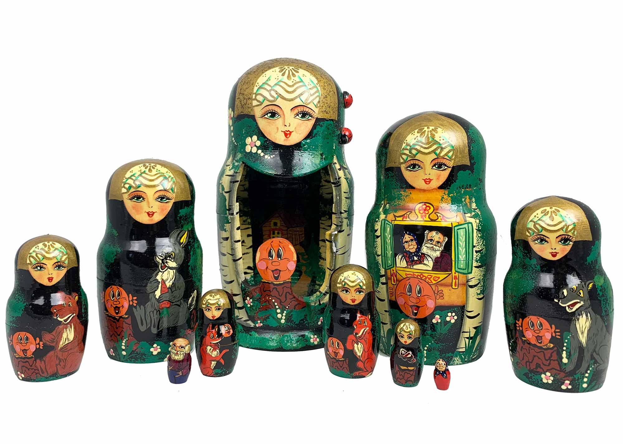 Buy Vintage Kolobok Fairy Tale Doll 10pc./10" at GoldenCockerel.com