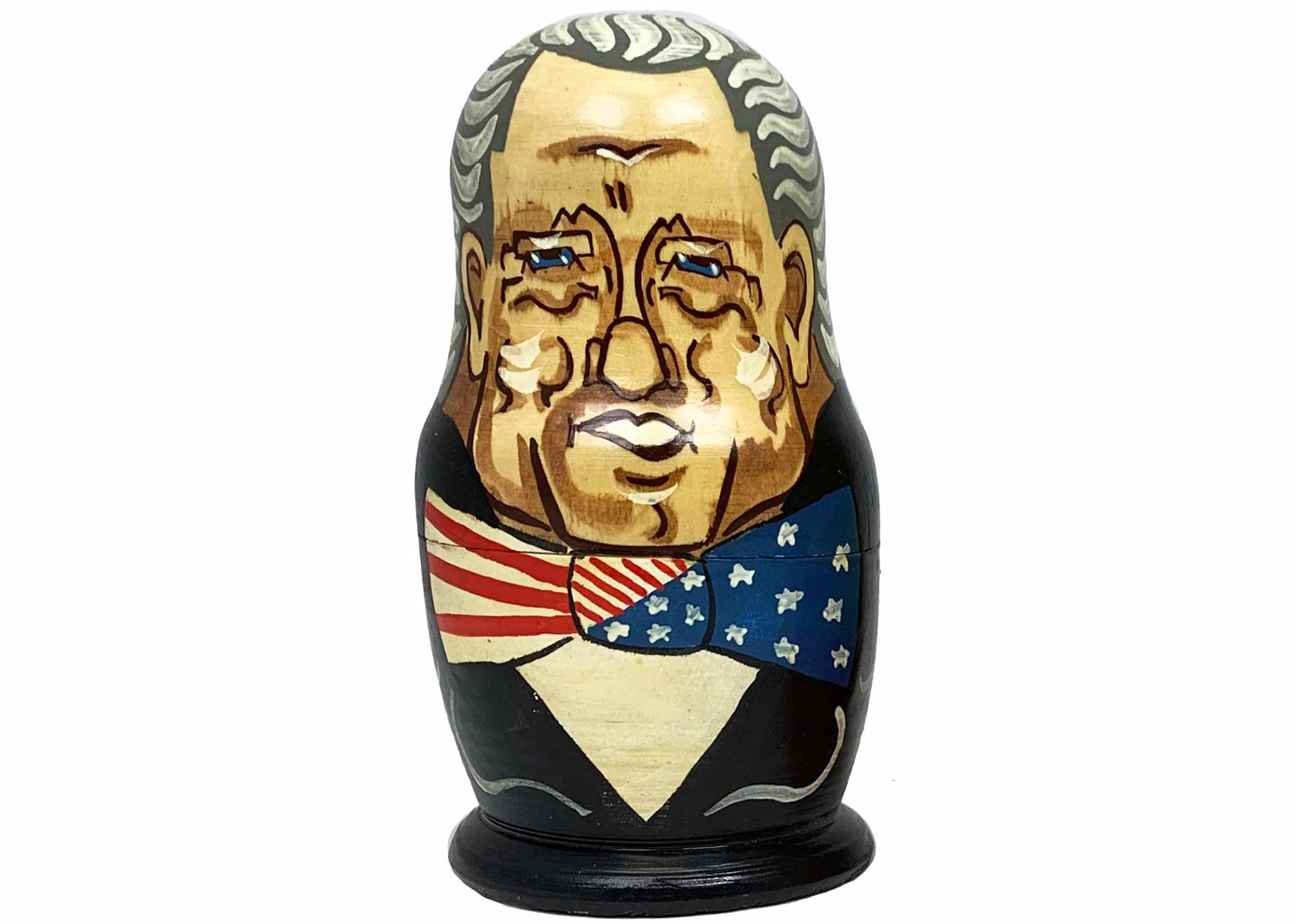 Buy Vintage Bill Clinton / Monica Lewinsky Nesting Doll 5pc./6" at GoldenCockerel.com