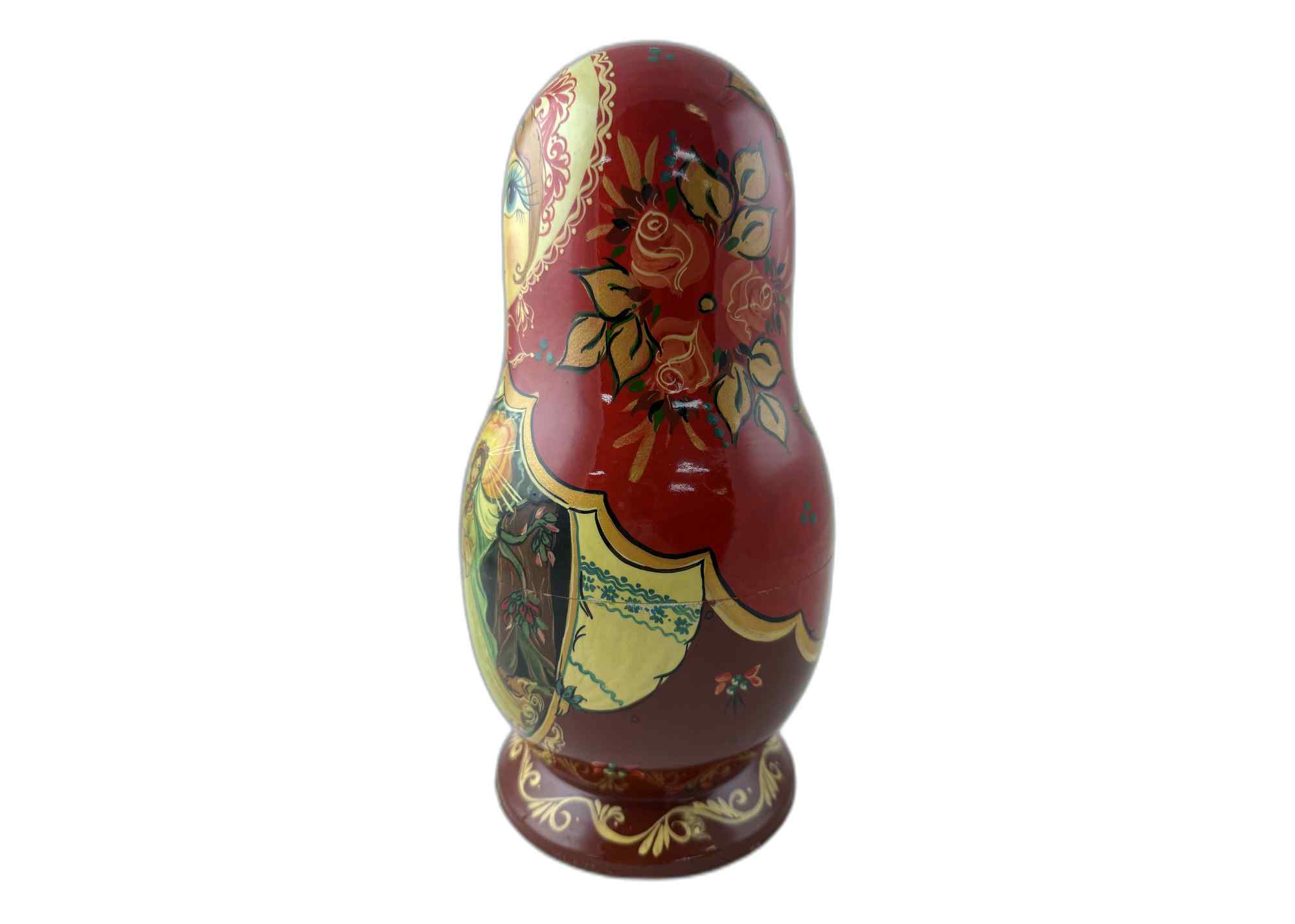 Buy Vintage Fairy Tale Medley Nesting Doll 10pc/10" at GoldenCockerel.com