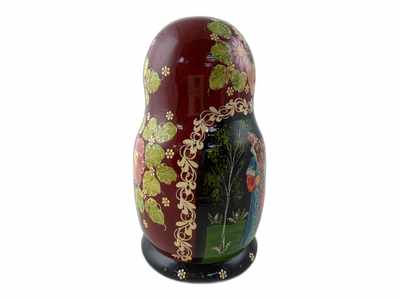 Buy Vintage "The Scarlet Flower" Fairy Tale Nesting Doll 10pc/10" at GoldenCockerel.com