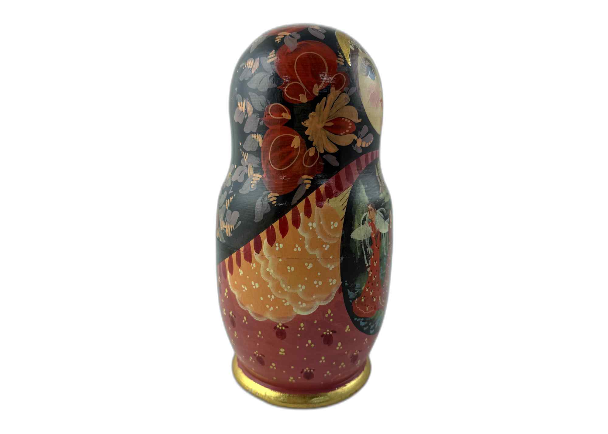 Buy Vintage Folk Scene Nesting Doll 10pc/10" at GoldenCockerel.com