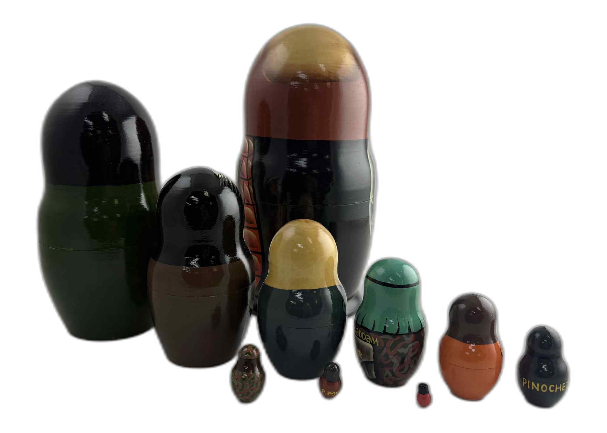 Buy Vintage Dictators of the 20th Century Nesting Doll 10pc/10" at GoldenCockerel.com