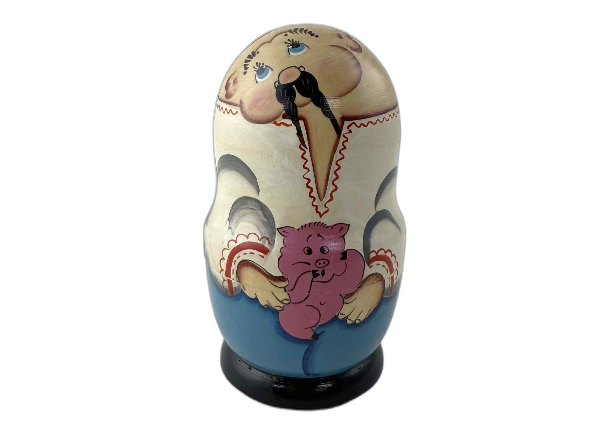 Buy Vintage Ukrainian Family Nesting Doll 5pc/5" at GoldenCockerel.com