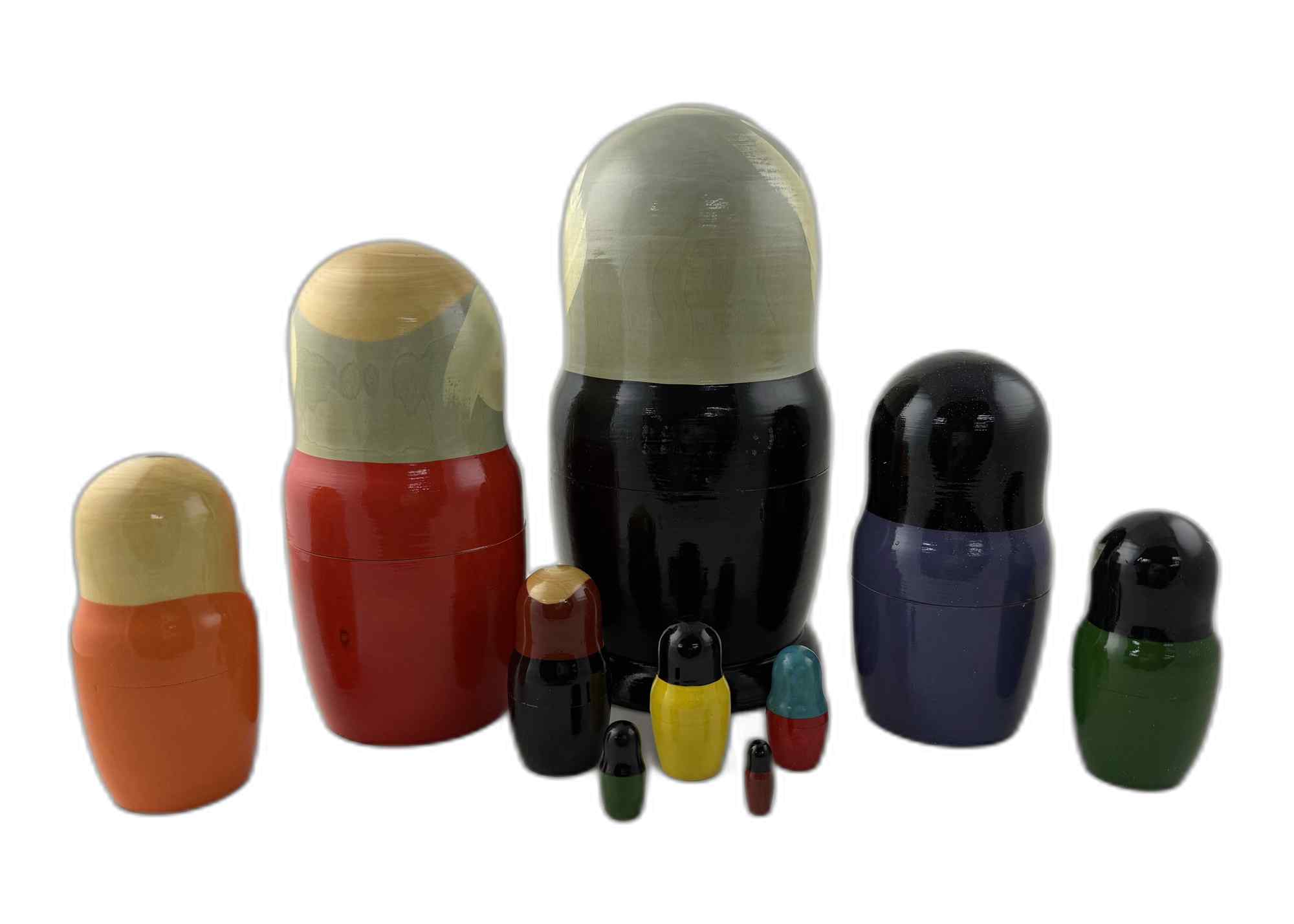 Buy Vintage Deluxe Boris Yeltsin Nesting Doll 10pc/11" at GoldenCockerel.com