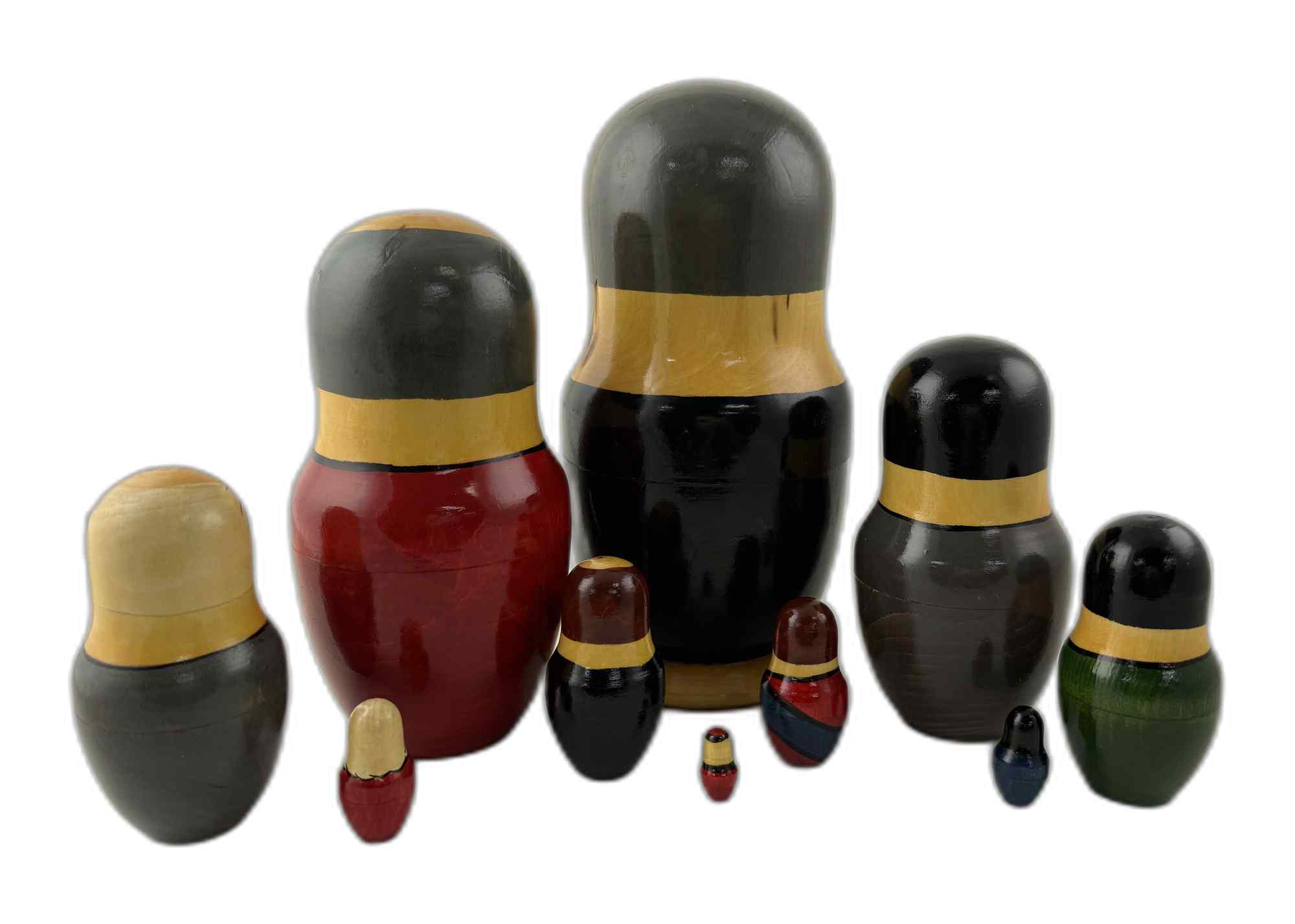 Buy Vintage Russian Leaders Nesting Doll 10pc/10" at GoldenCockerel.com