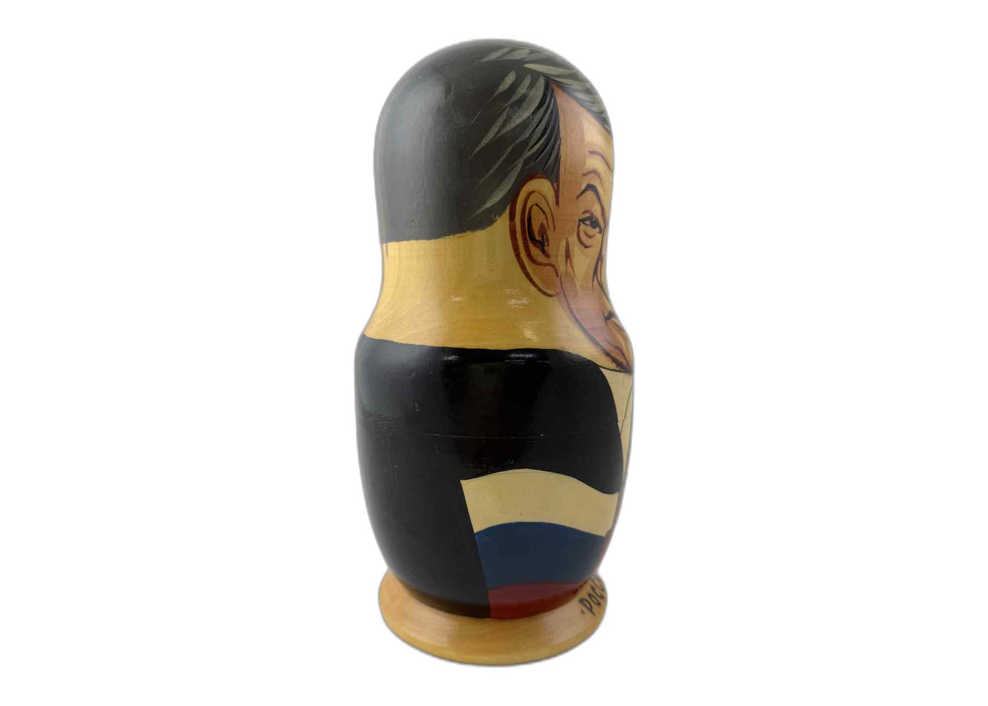 Buy Vintage Russian Leaders Nesting Doll 10pc/10" at GoldenCockerel.com