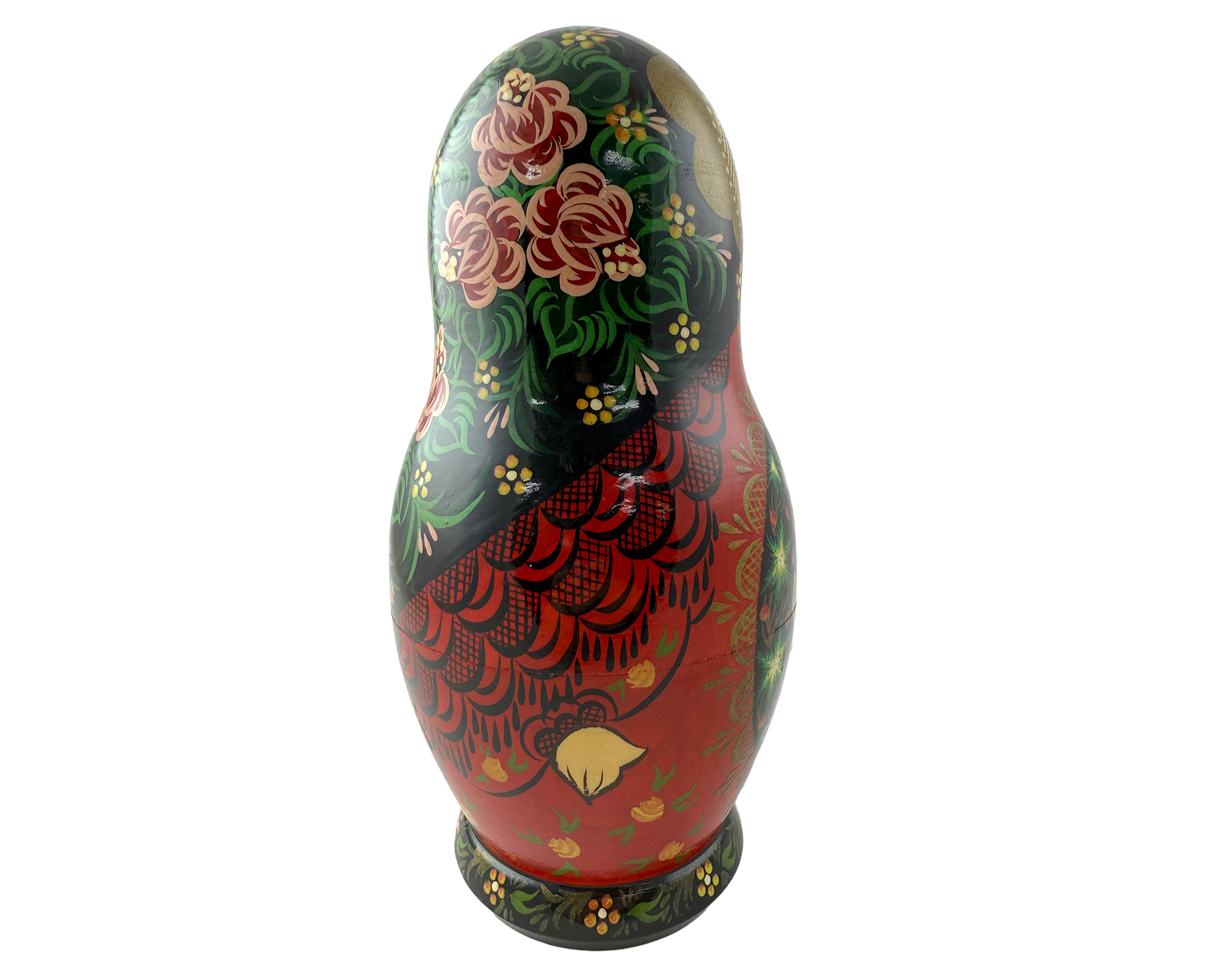 Buy Vintage Folk Scene Nesting Doll 10pc/10" at GoldenCockerel.com